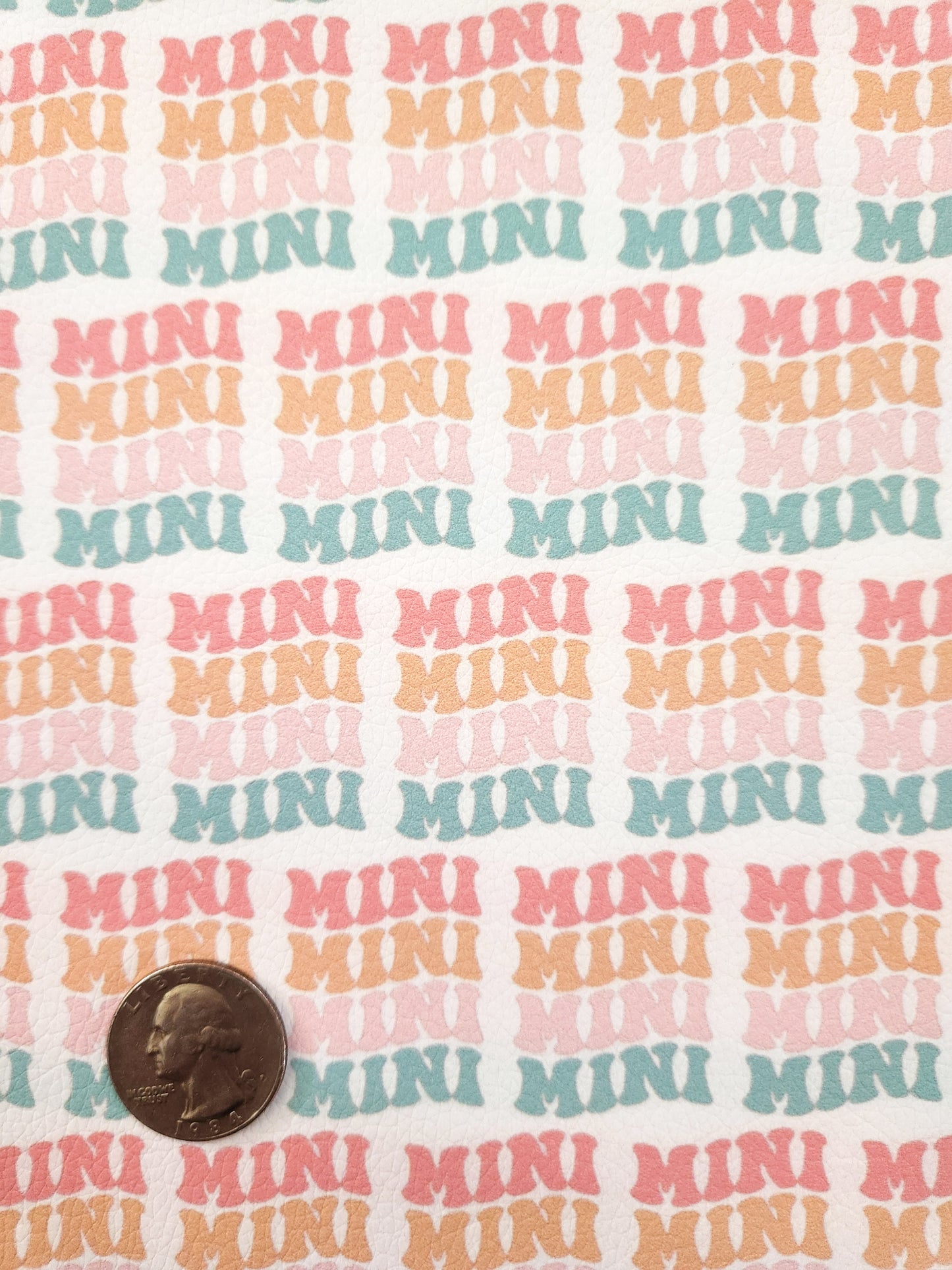 Mini Boho 9x12 faux leather sheet