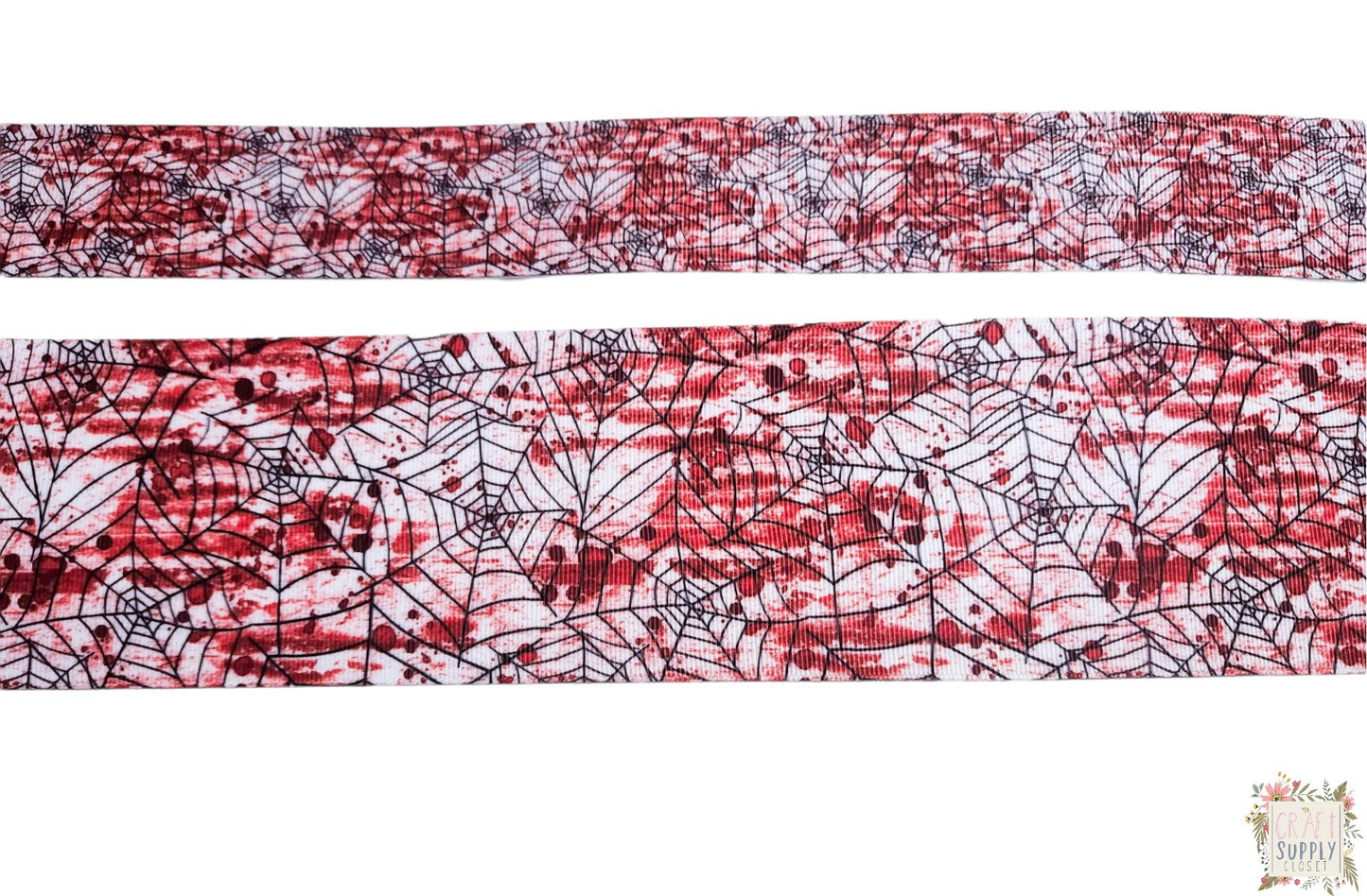 Bloody Spiderwebs 3"/1.5" Ribbon
