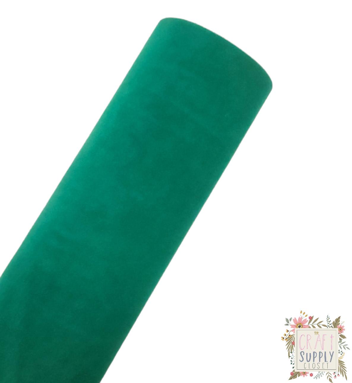 Sea Green Suede 9x12 sheet