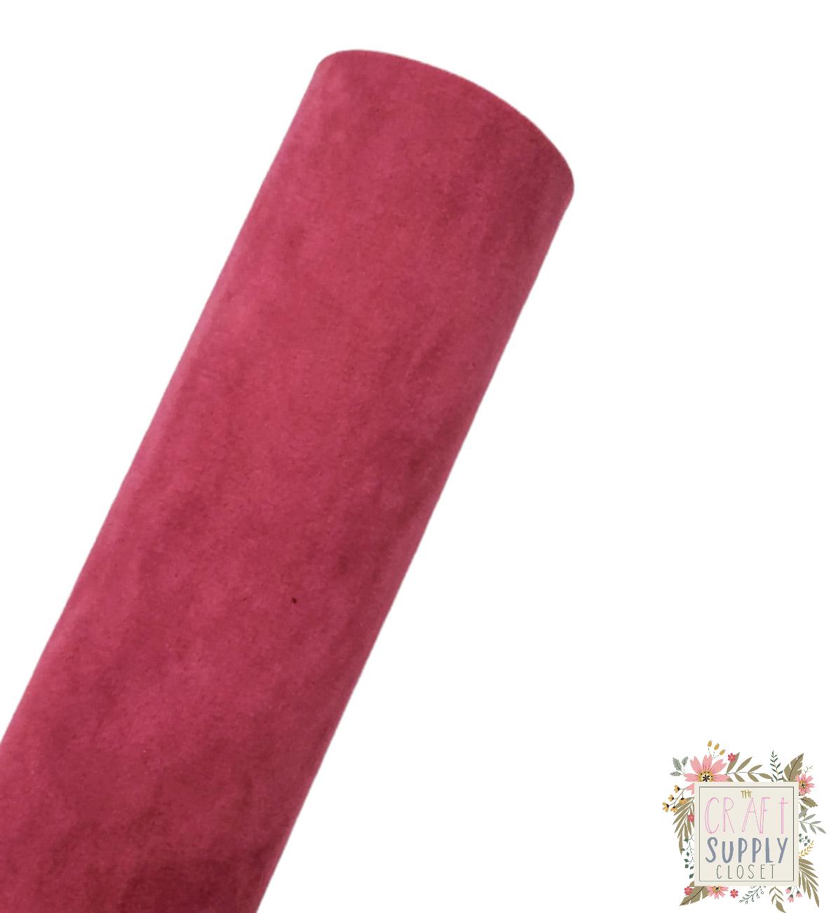 Raspberry Suede 9x12 sheet