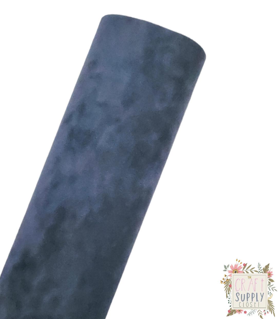 Blue Gray Suede 9x12 sheet