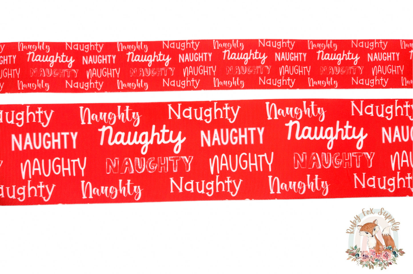 Naughty 3"/1.5" Ribbon