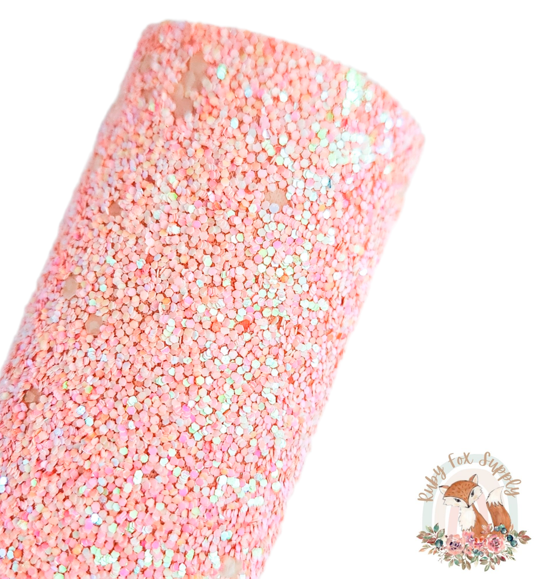 Dusty Pink Glow in the Dark Chunky Glitter 9x12 sheet