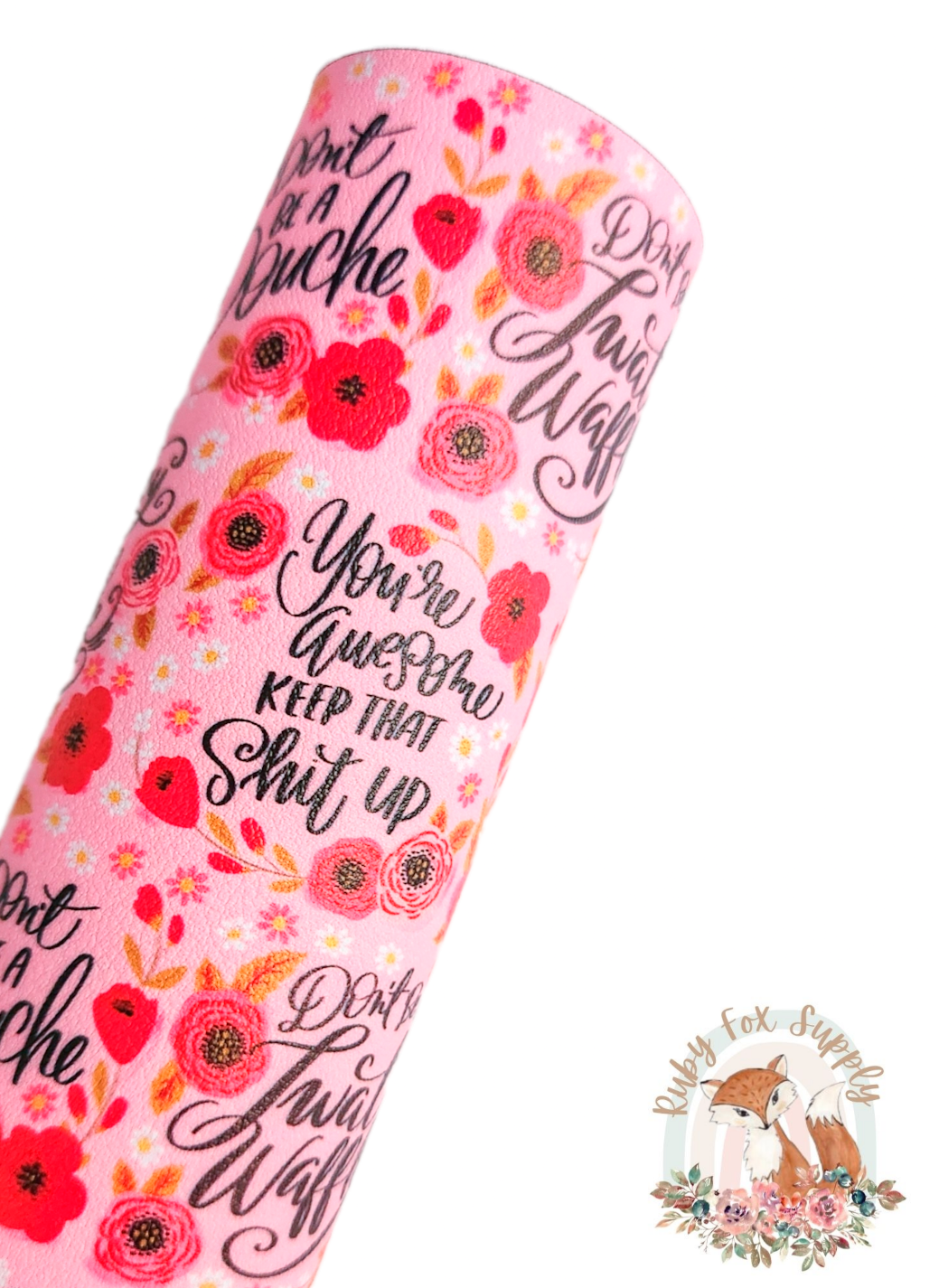 Large Fancy as Fuck 9x12 faux leather sheet