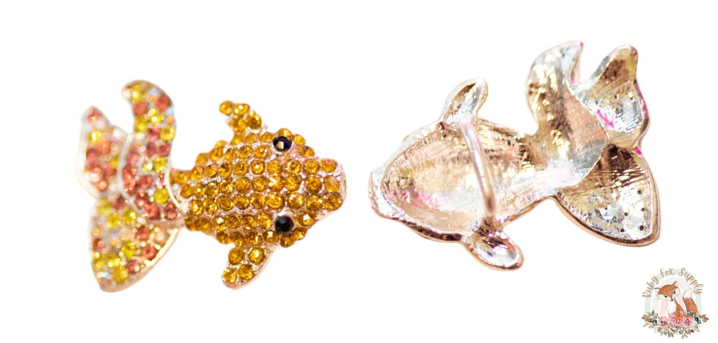 Fish Rhinestone - Shank Back