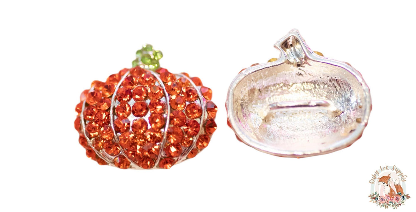 Pumpkin Rhinestone - Shank Back