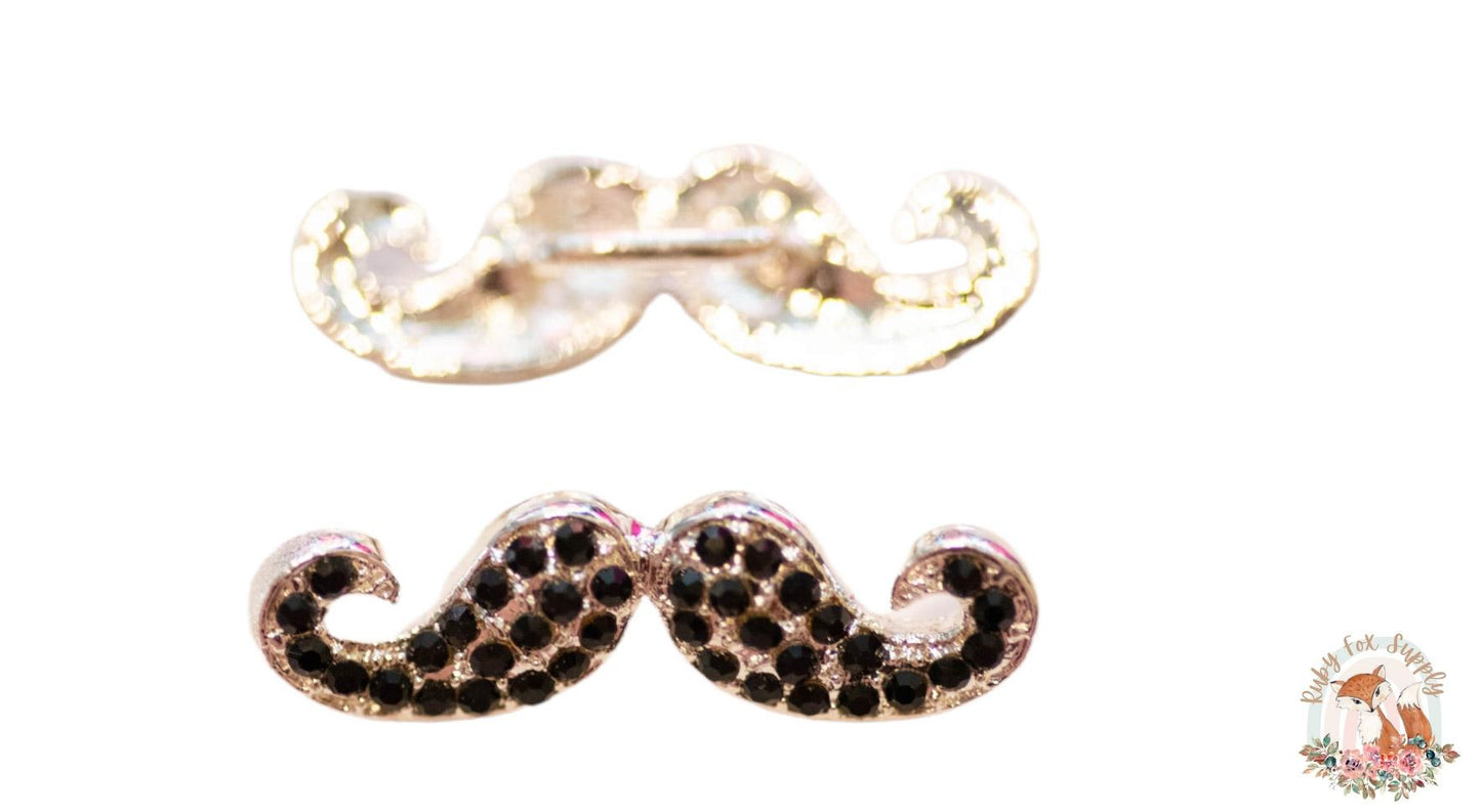 Mustache Rhinestone - Shank Back