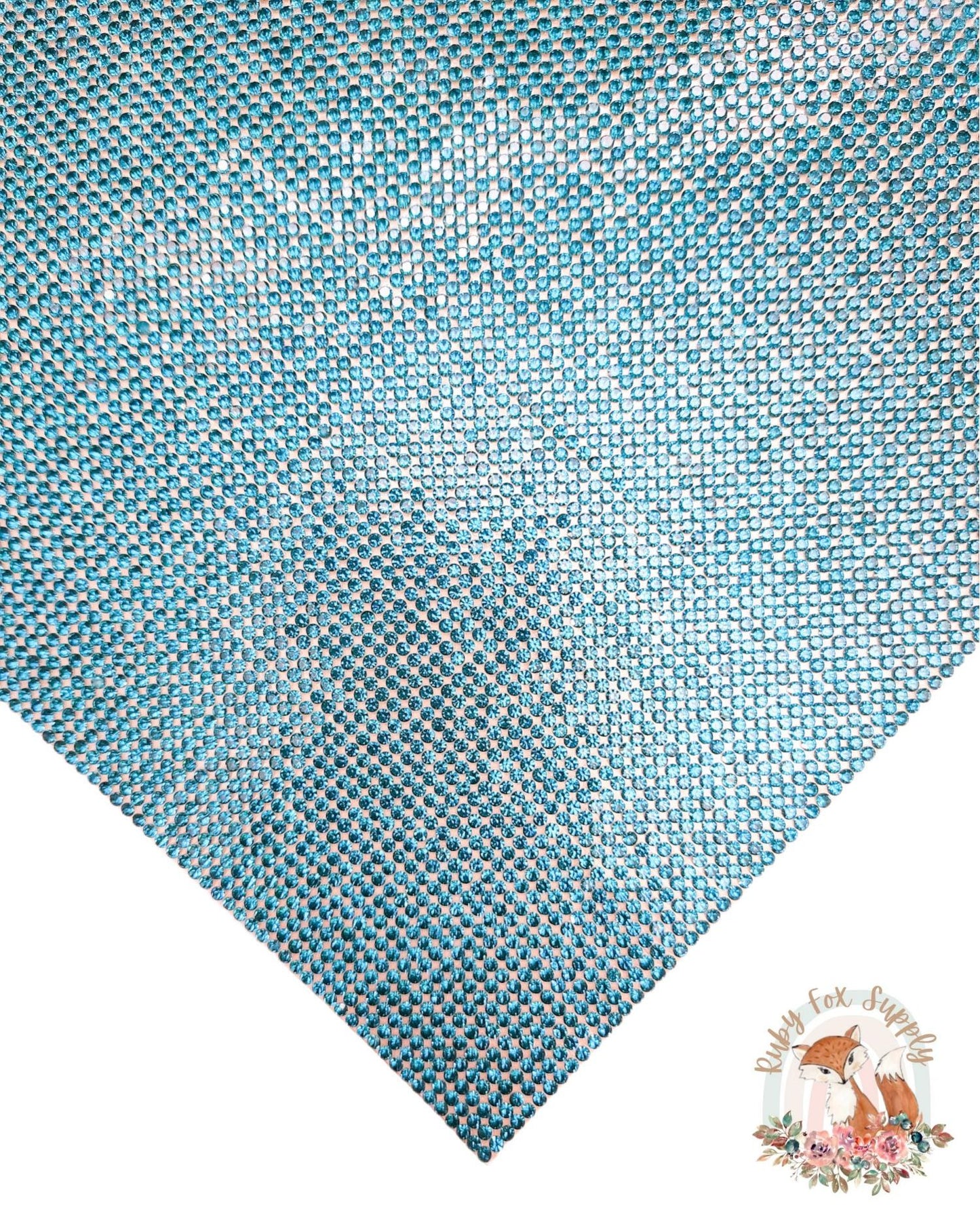 Aqua Sticky Back Rhinestones