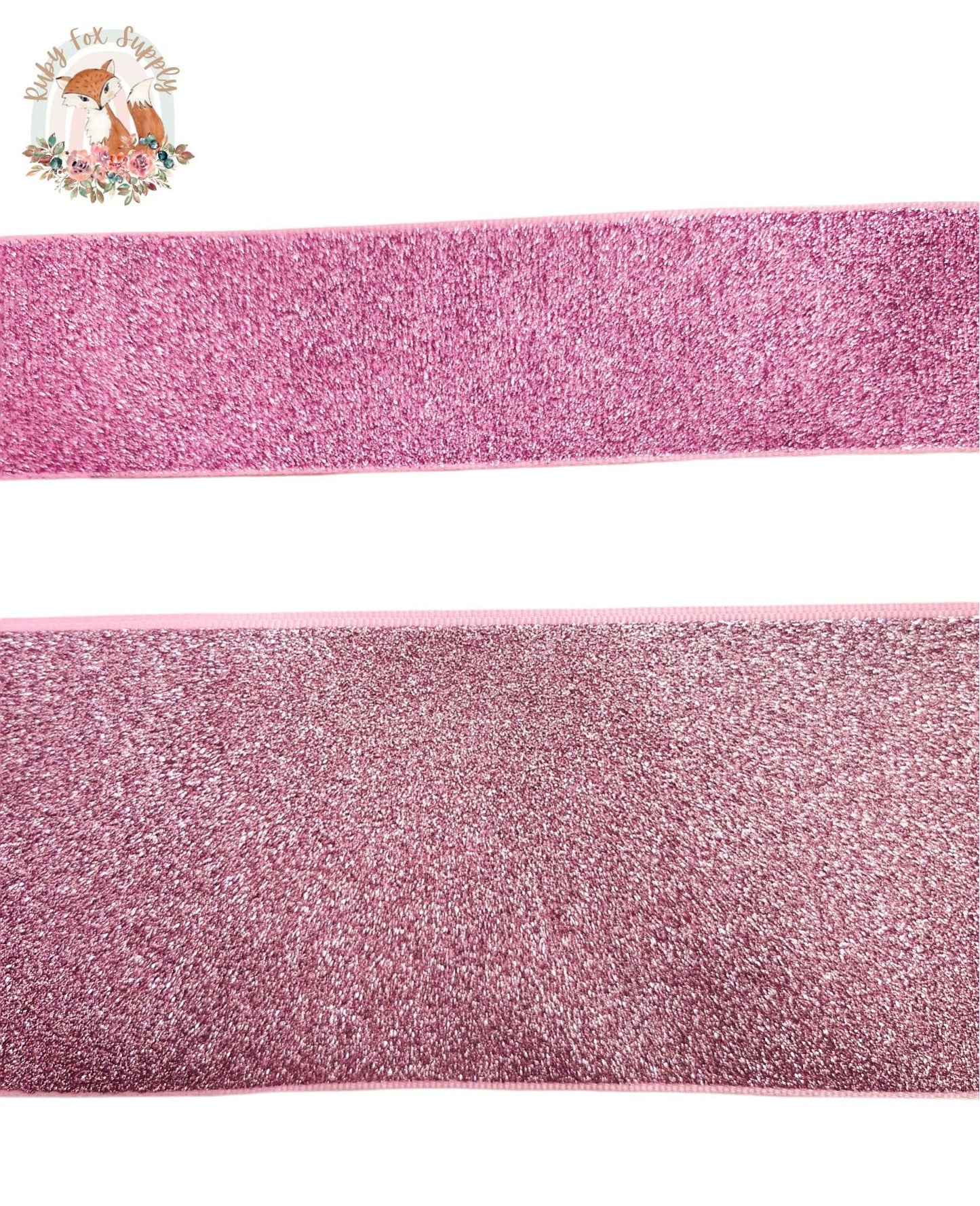 Lavender Glitter 3"/1.5" Ribbon