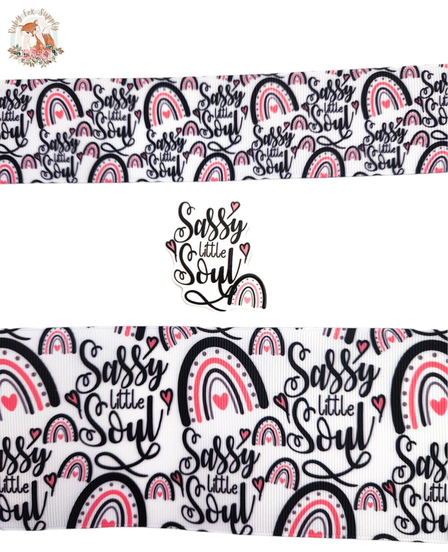 Sassy Little Soul 3"/1.5" Ribbon