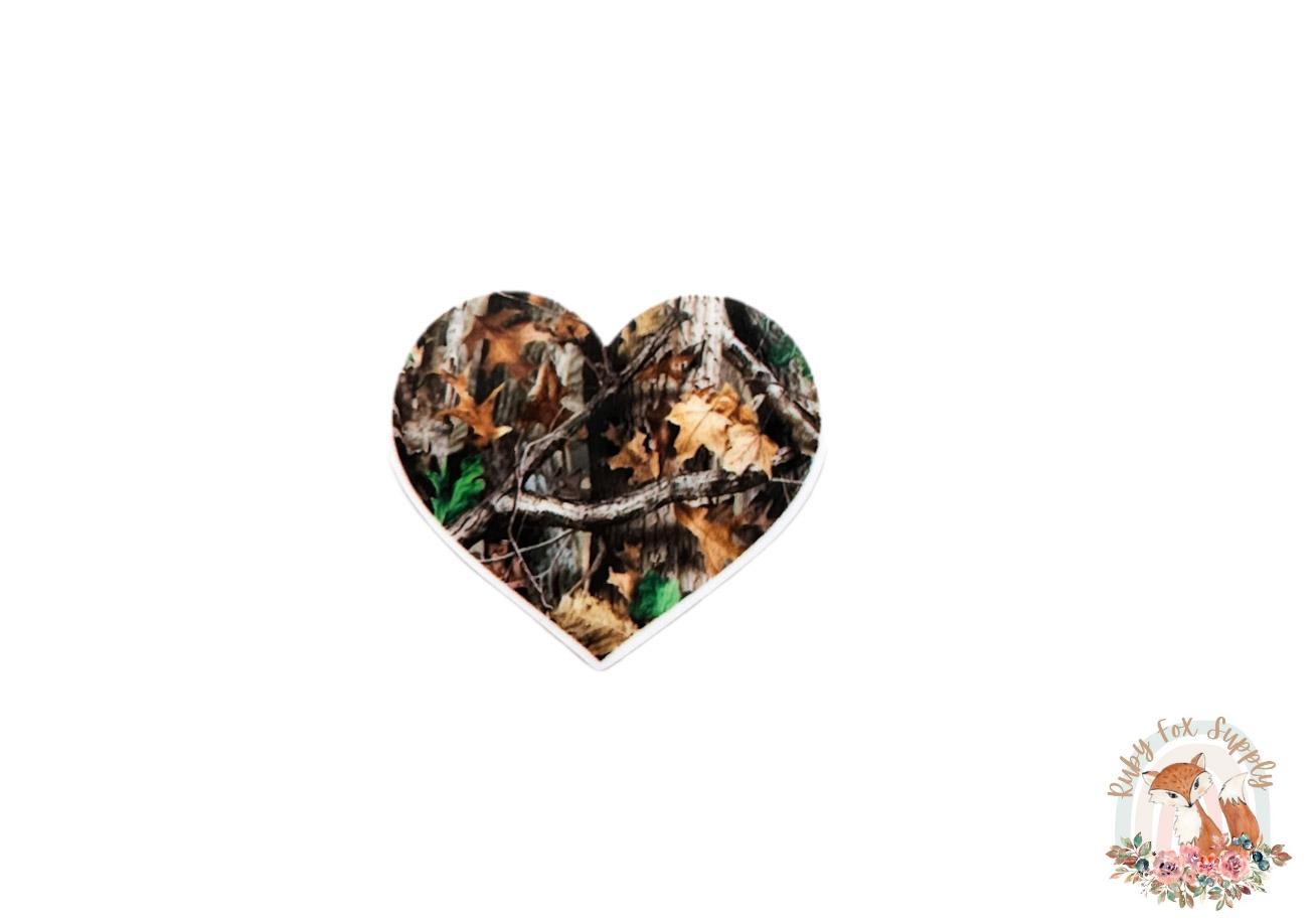 Camo Heart Resin