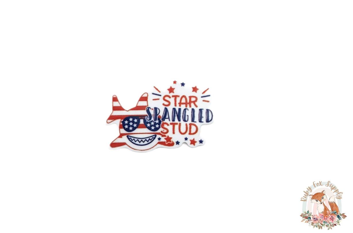 Star Spangled Stud Resin