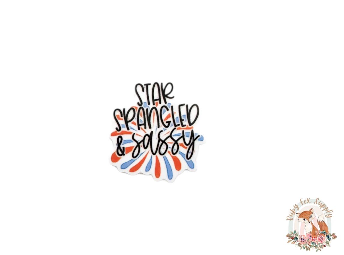 Star Spangled Sassy Resin