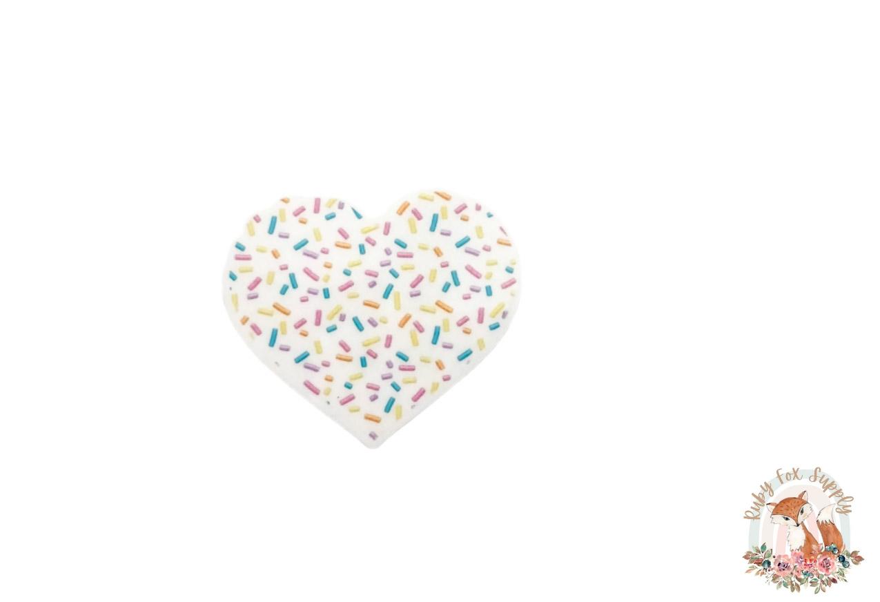 White Sprinkles Resin
