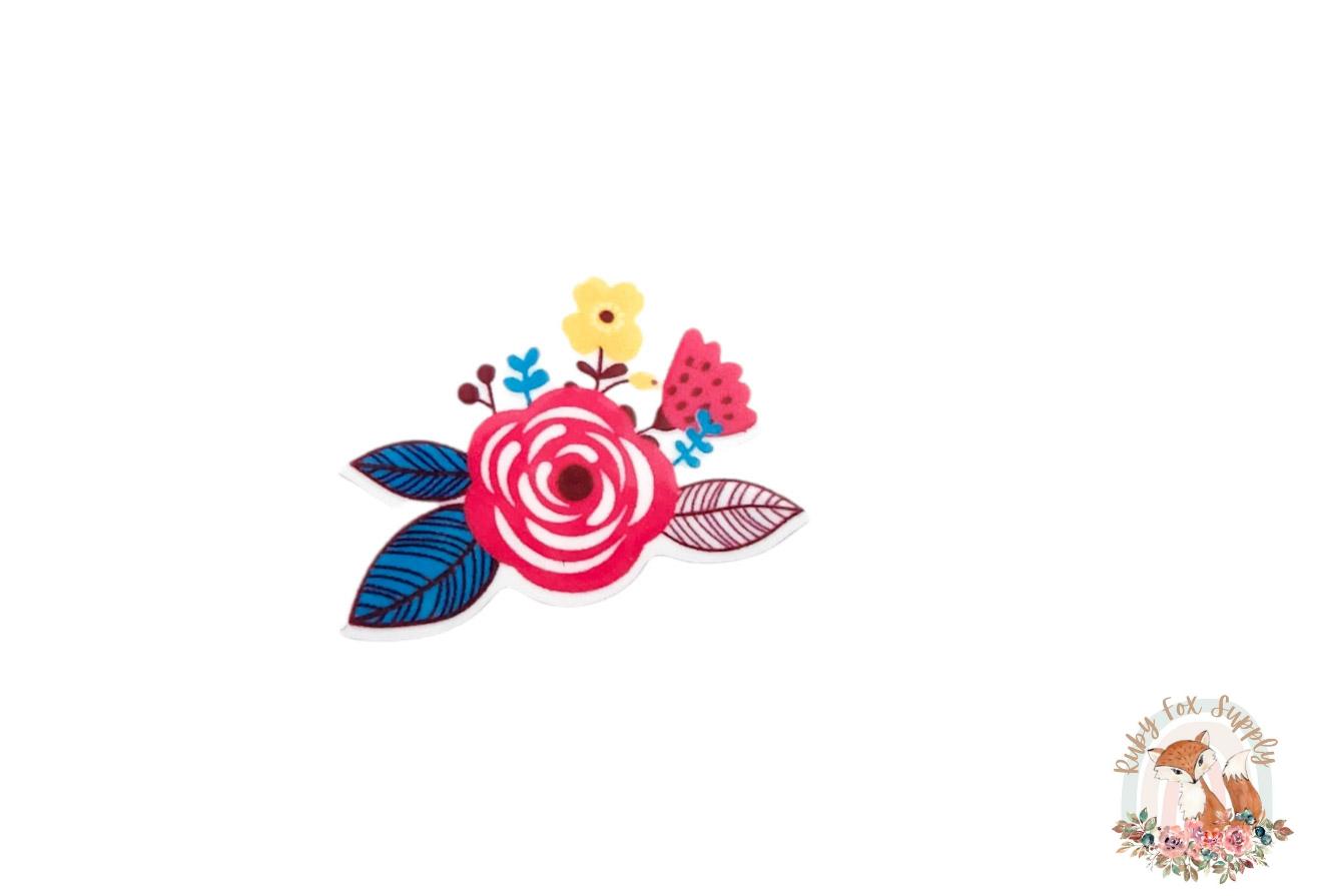 Colorful Flowers Resin