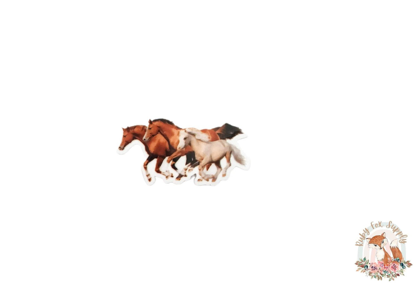 Running Horses Resin