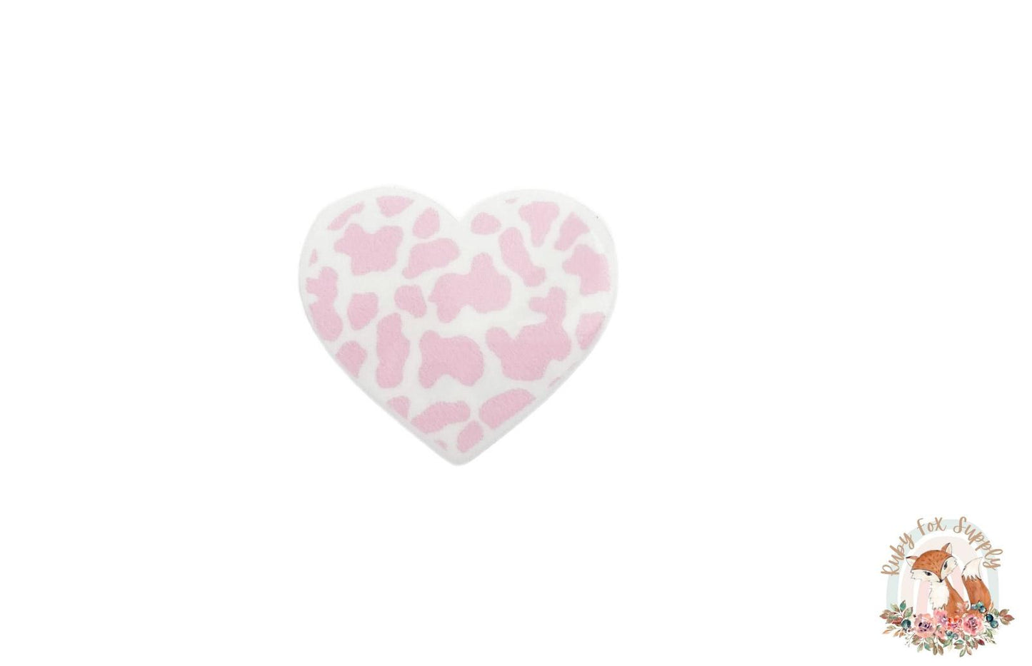 Light Pink Cow Print Resin