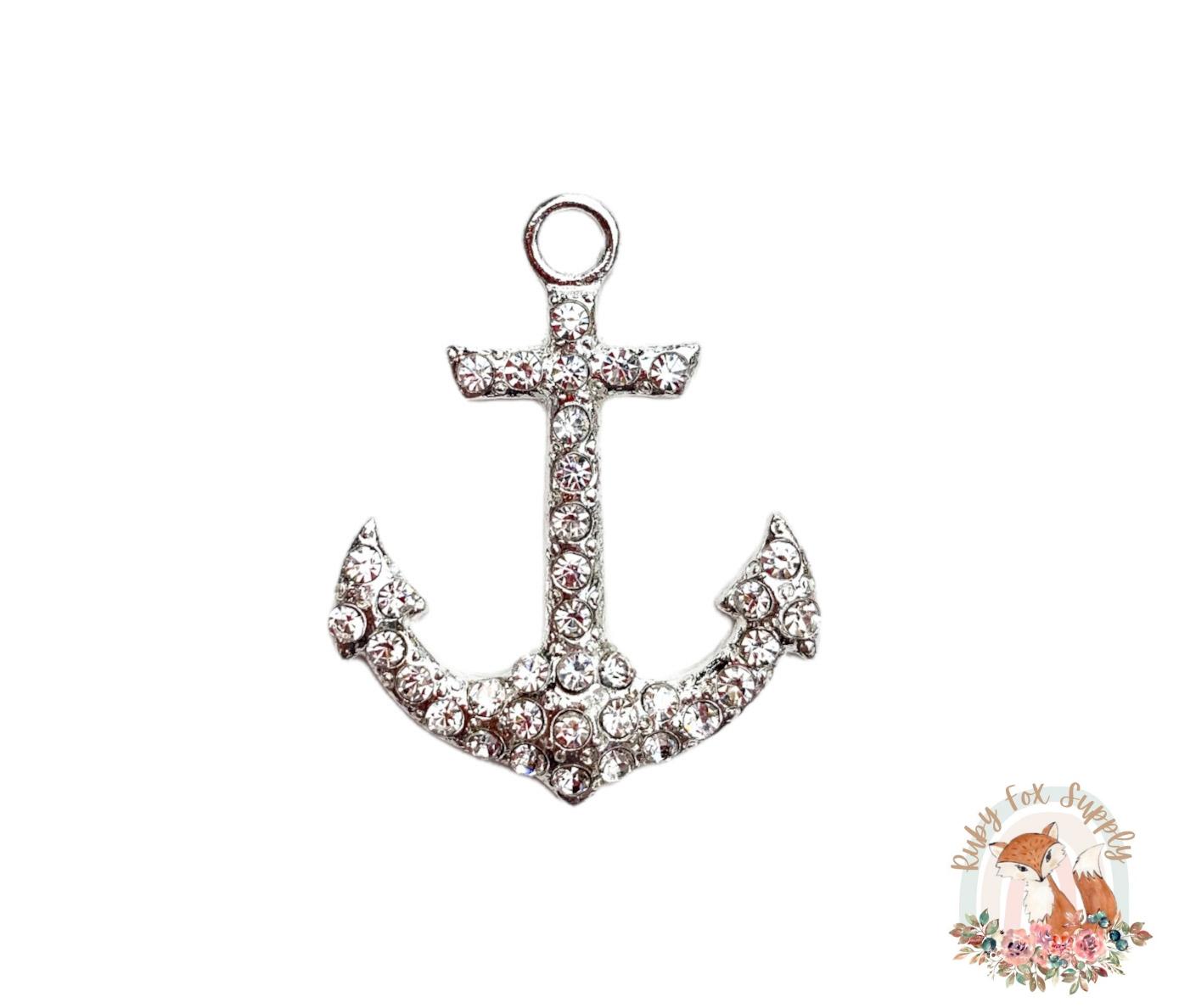 Anchor Rhinestone - Flat Back