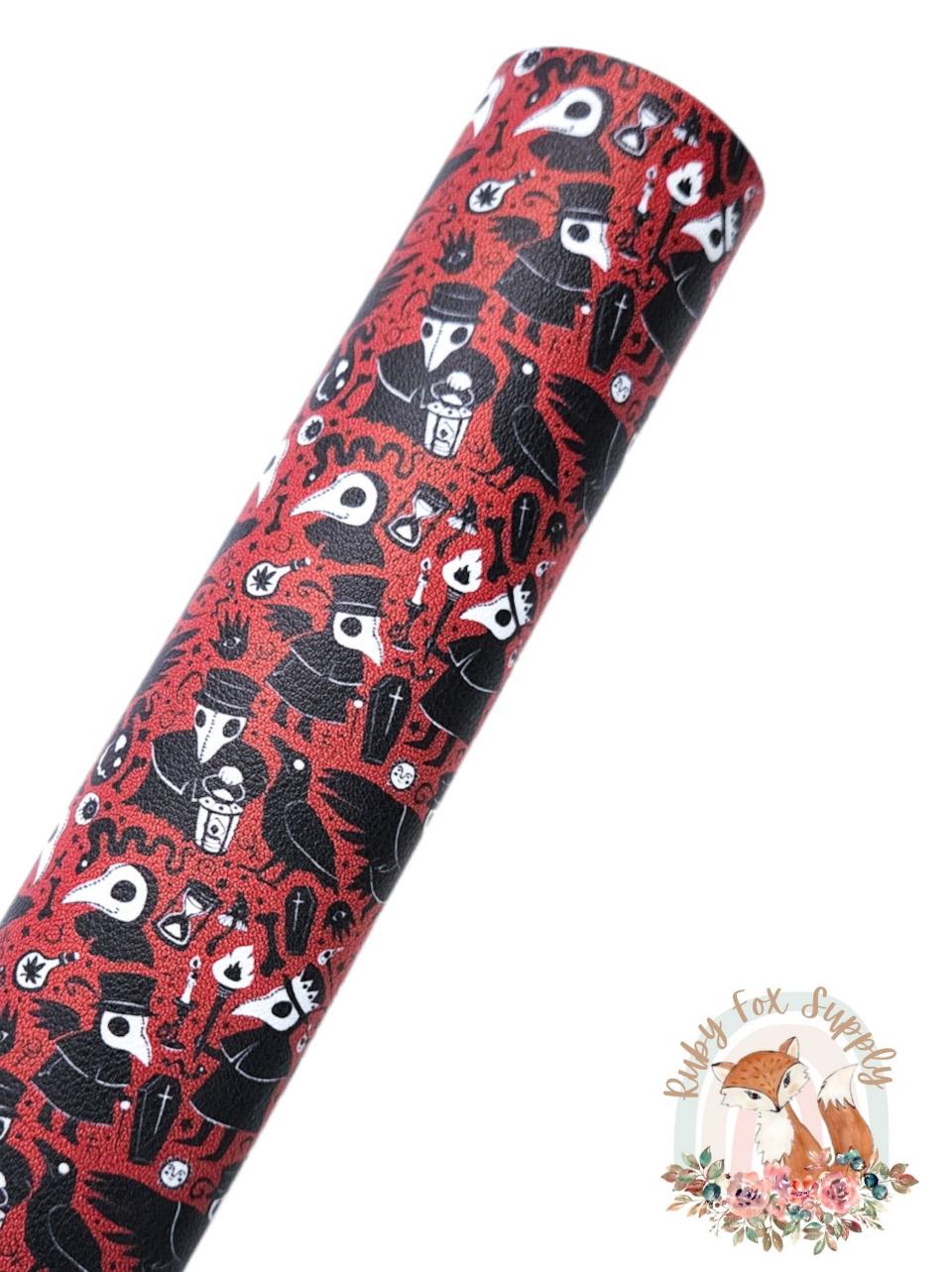 Plague 9x12 faux leather sheet