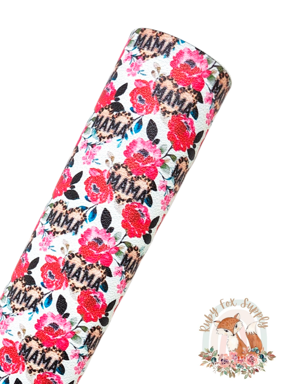 Mama 9x12 faux leather sheet