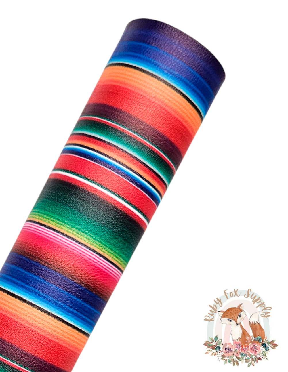 Horizontal Serape 9x12 faux leather sheet