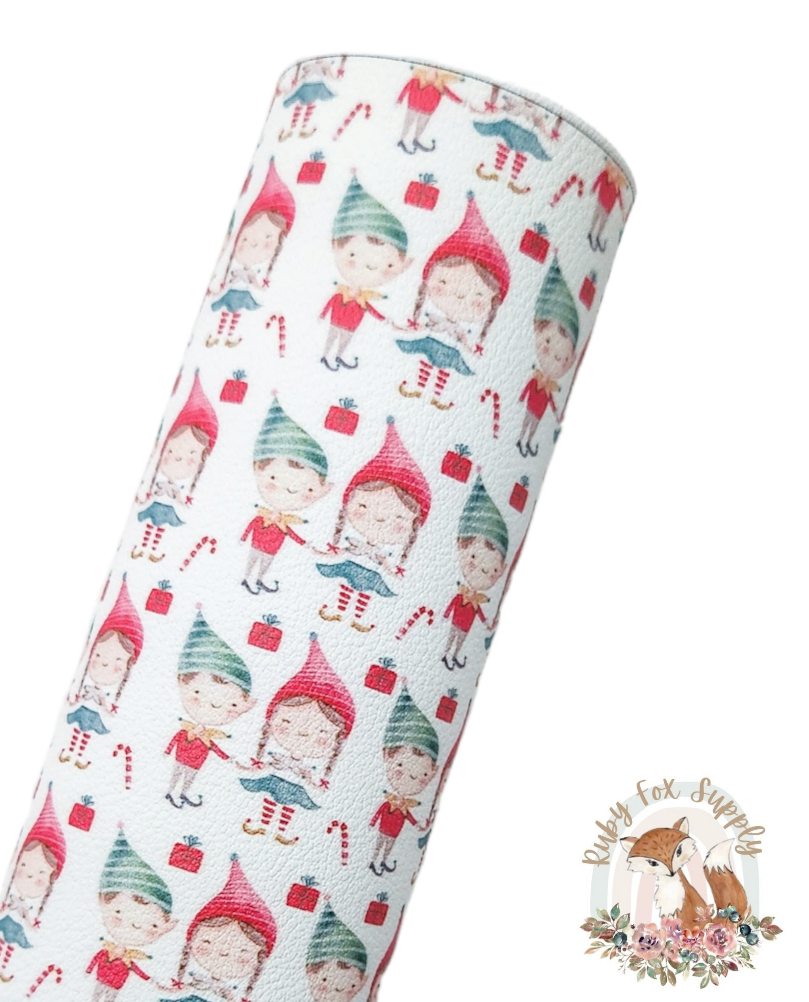 Elves 9x12 faux leather sheet
