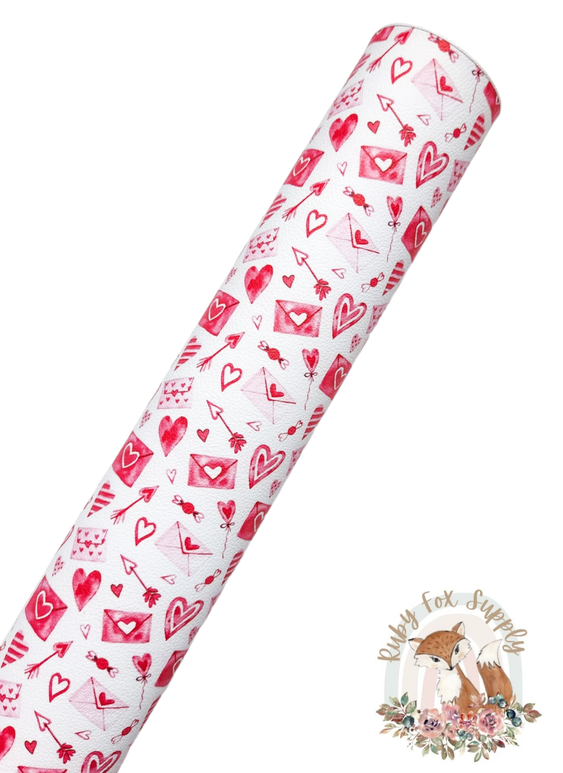 Love Letters 9x12 faux leather sheet