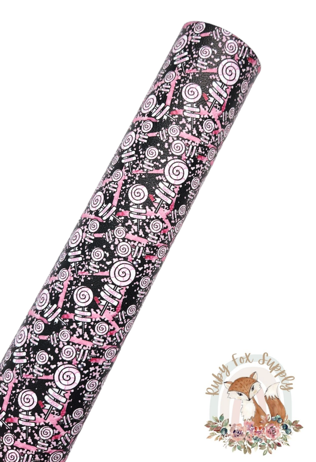 Lollipop Poison 9x12 faux leather sheet