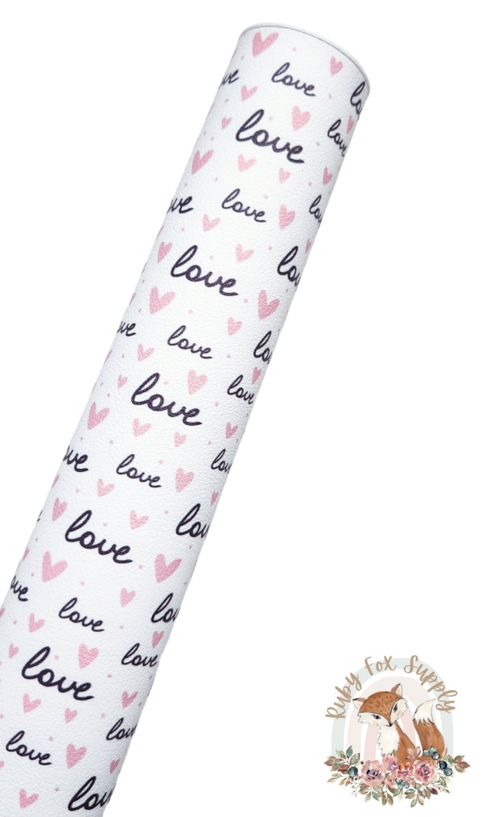 Love 9x12 faux leather sheet