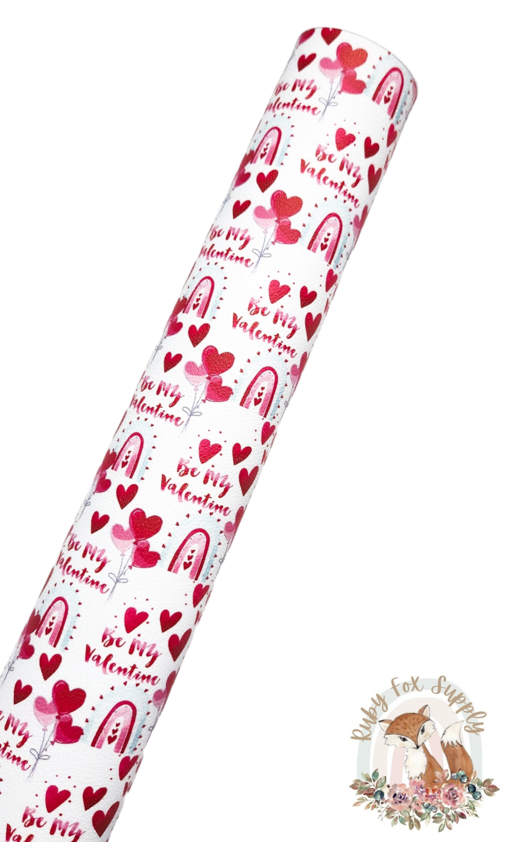 Be My Valentine 9x12 faux leather sheet