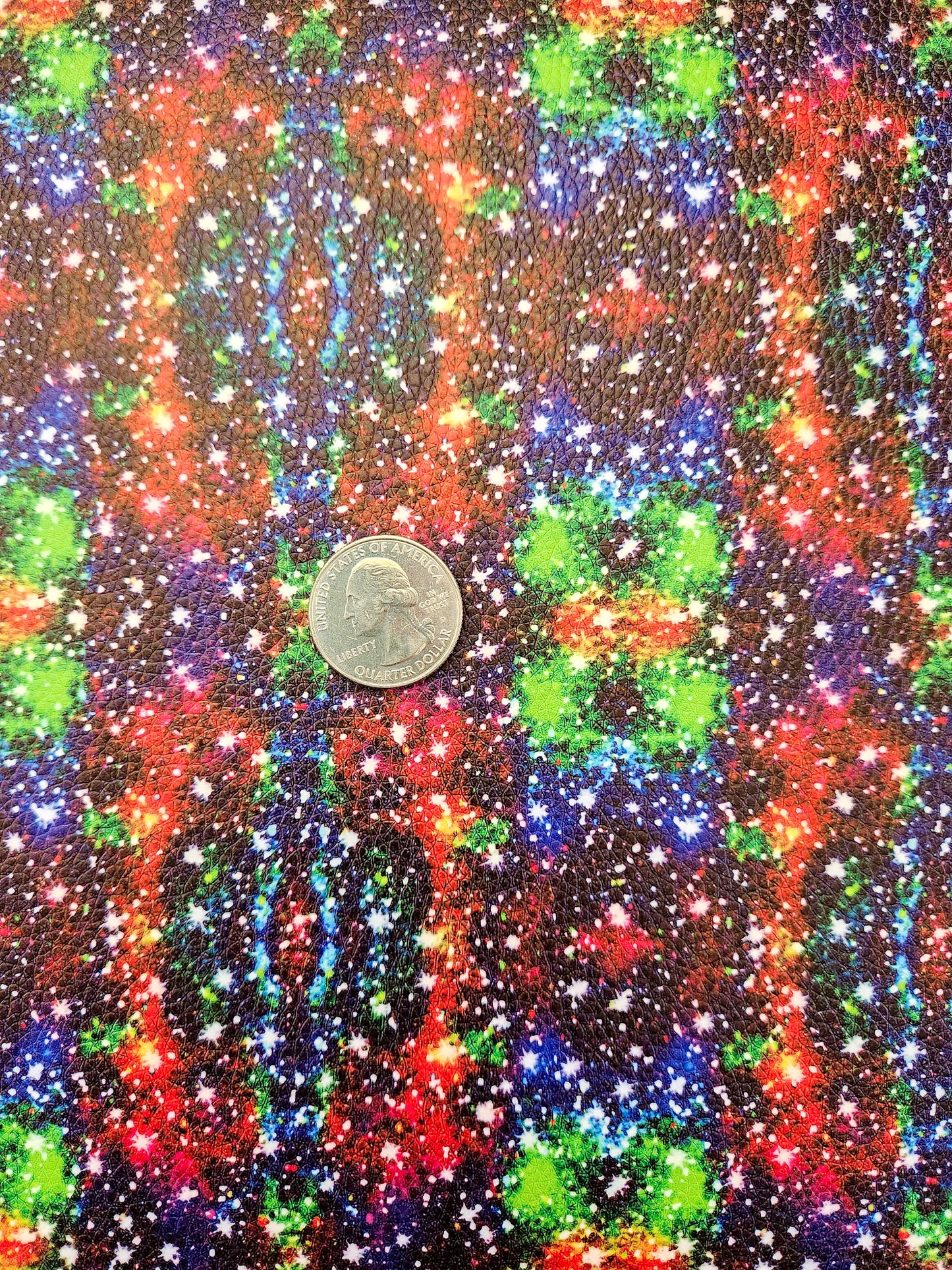 Galaxy Faux Sparkly Glitter 9x12 faux leather sheet
