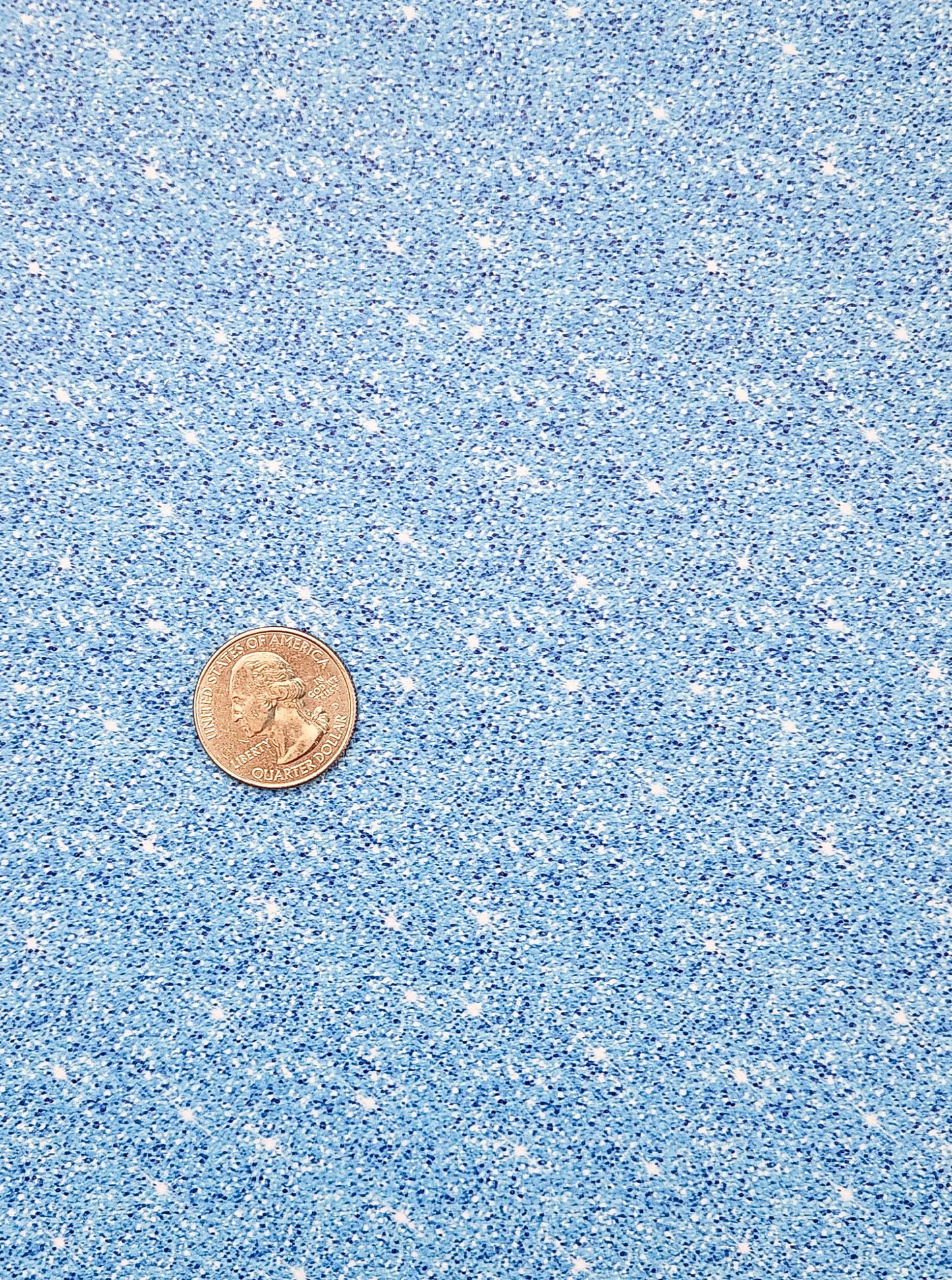 Light Blue Faux Sparkly Glitter 9x12 faux leather sheet