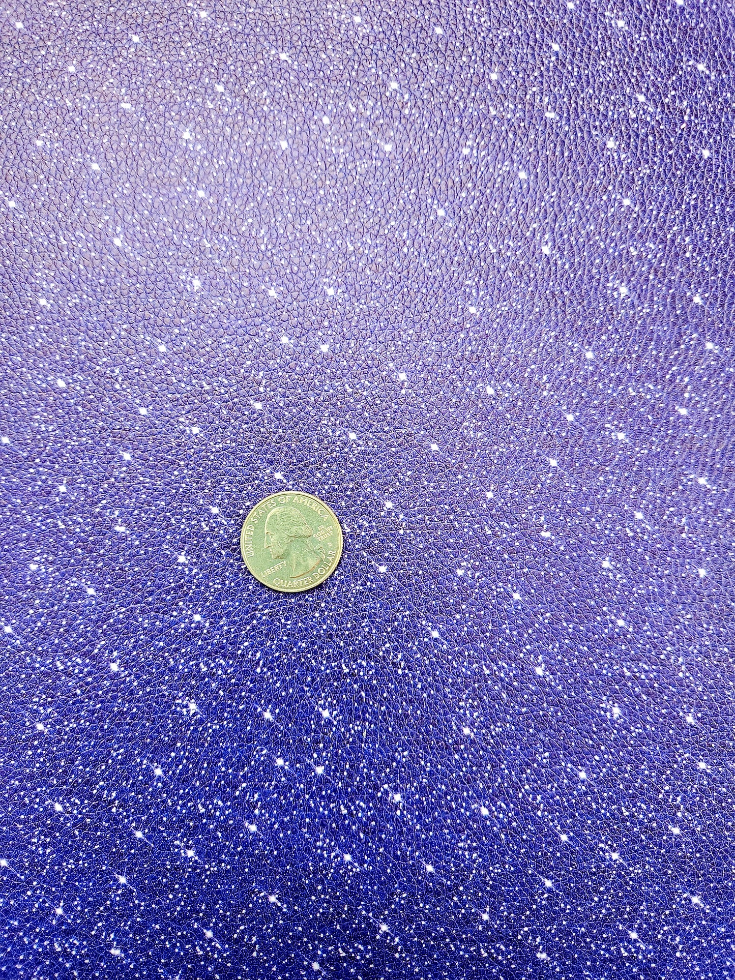 Blue Faux Sparkly Glitter 9x12 faux leather sheet