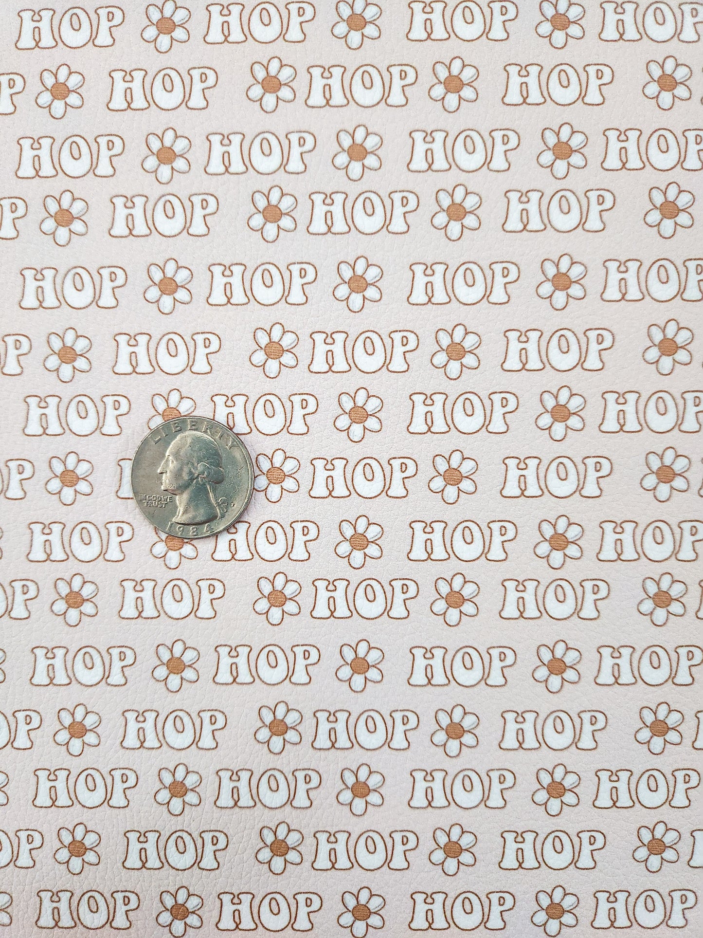 Hop 9x12 faux leather sheet