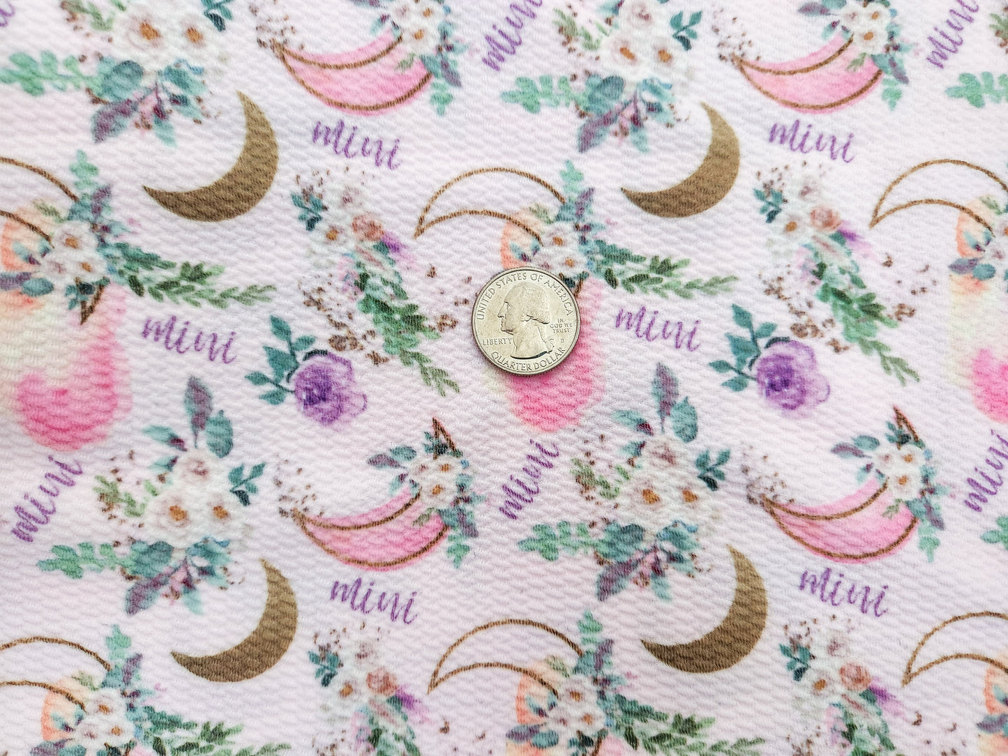 Celestial Floral Mini Fabric Strip