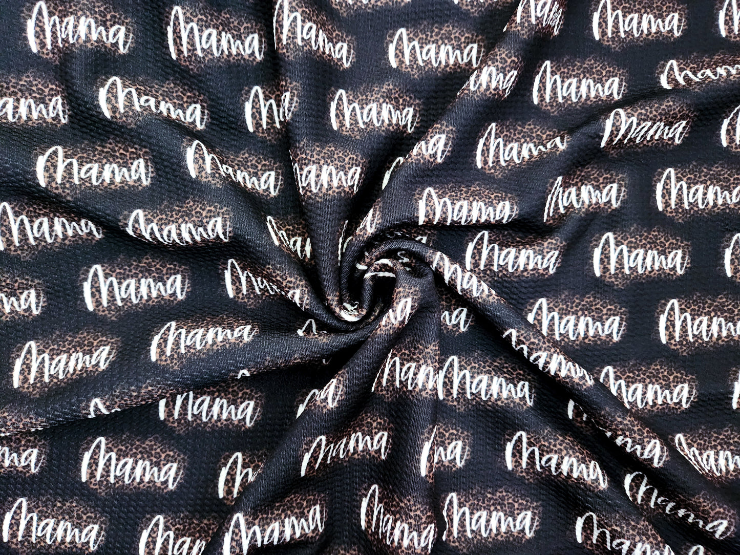 Mama Cheetah Fabric Strip