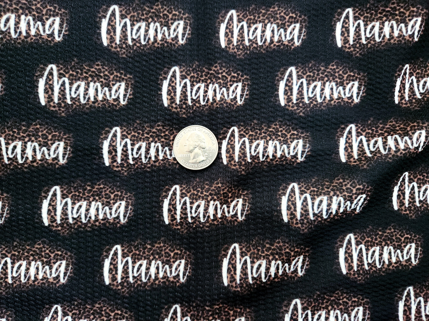 Mama Cheetah Fabric Strip