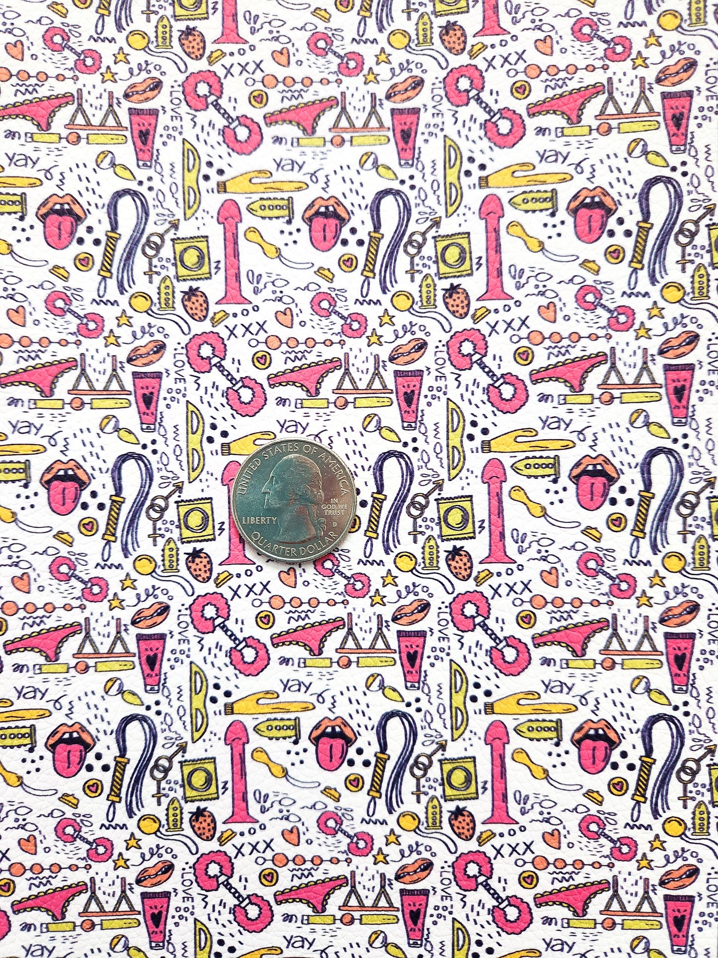 Adult Playtime 9x12 faux leather sheet