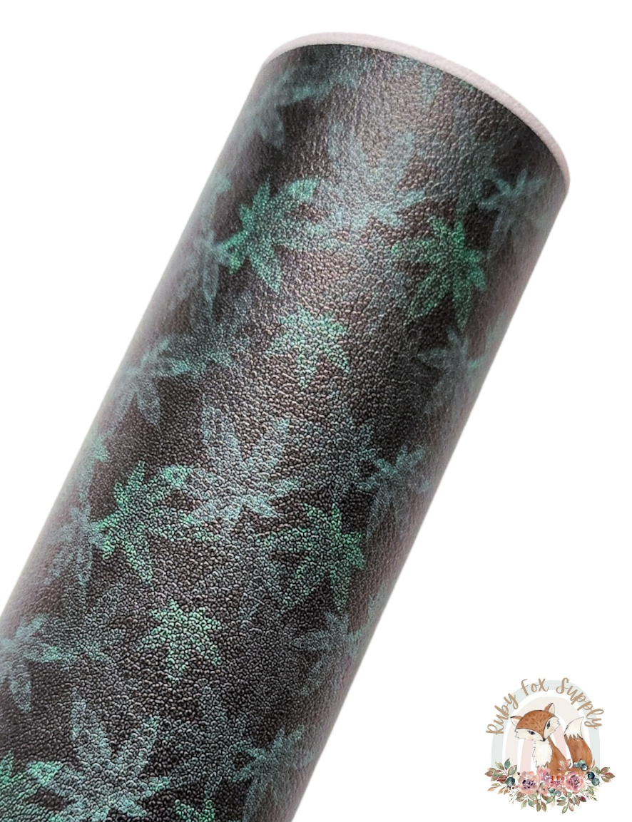 Phantom Weed 9x12 faux leather sheet