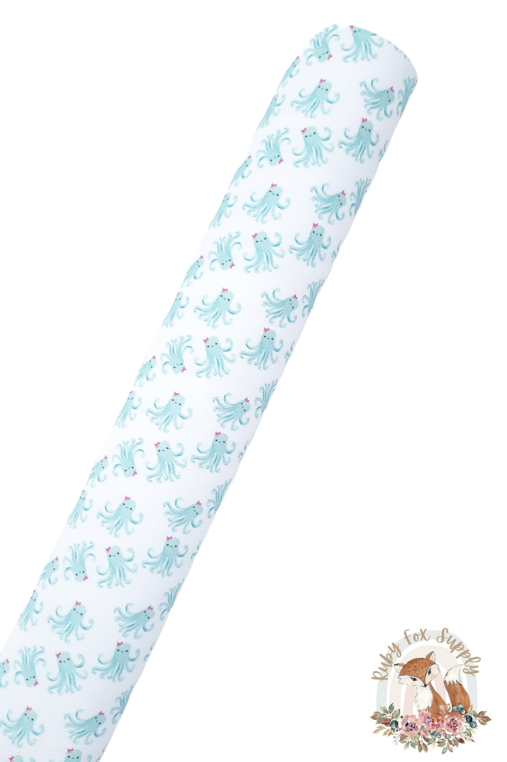 Octopus 9x12 faux leather sheet