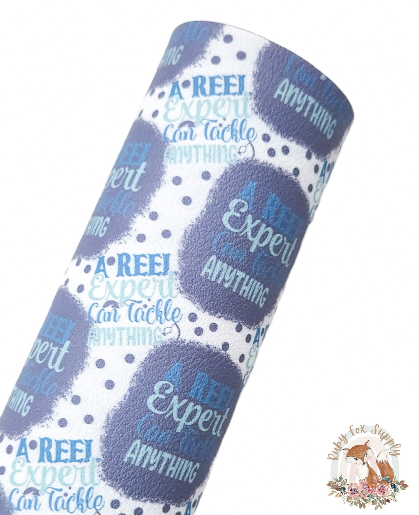 Reel Expert 9x12 faux leather sheet