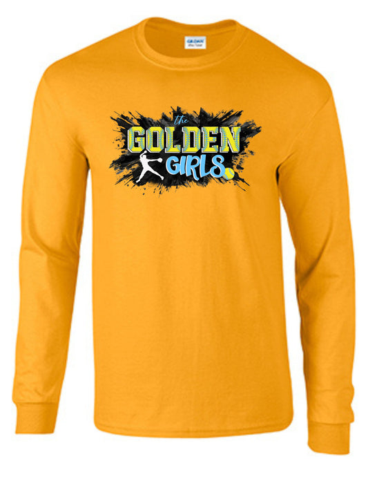 Long Sleeve Cotton Shirt - Gold