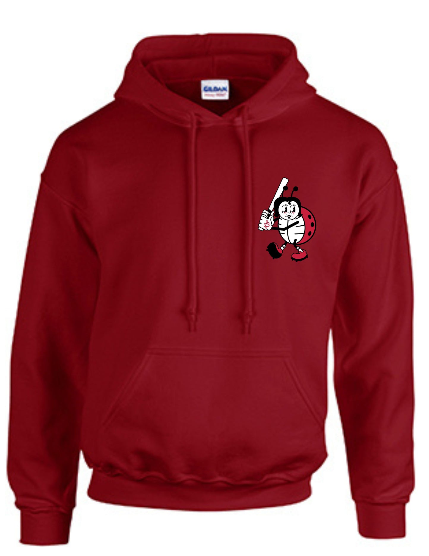 Gildan Hooded Sweatshirt Cardinal 2