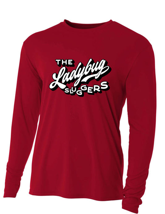Long Sleeve Dry Fit Shirt - Cardinal
