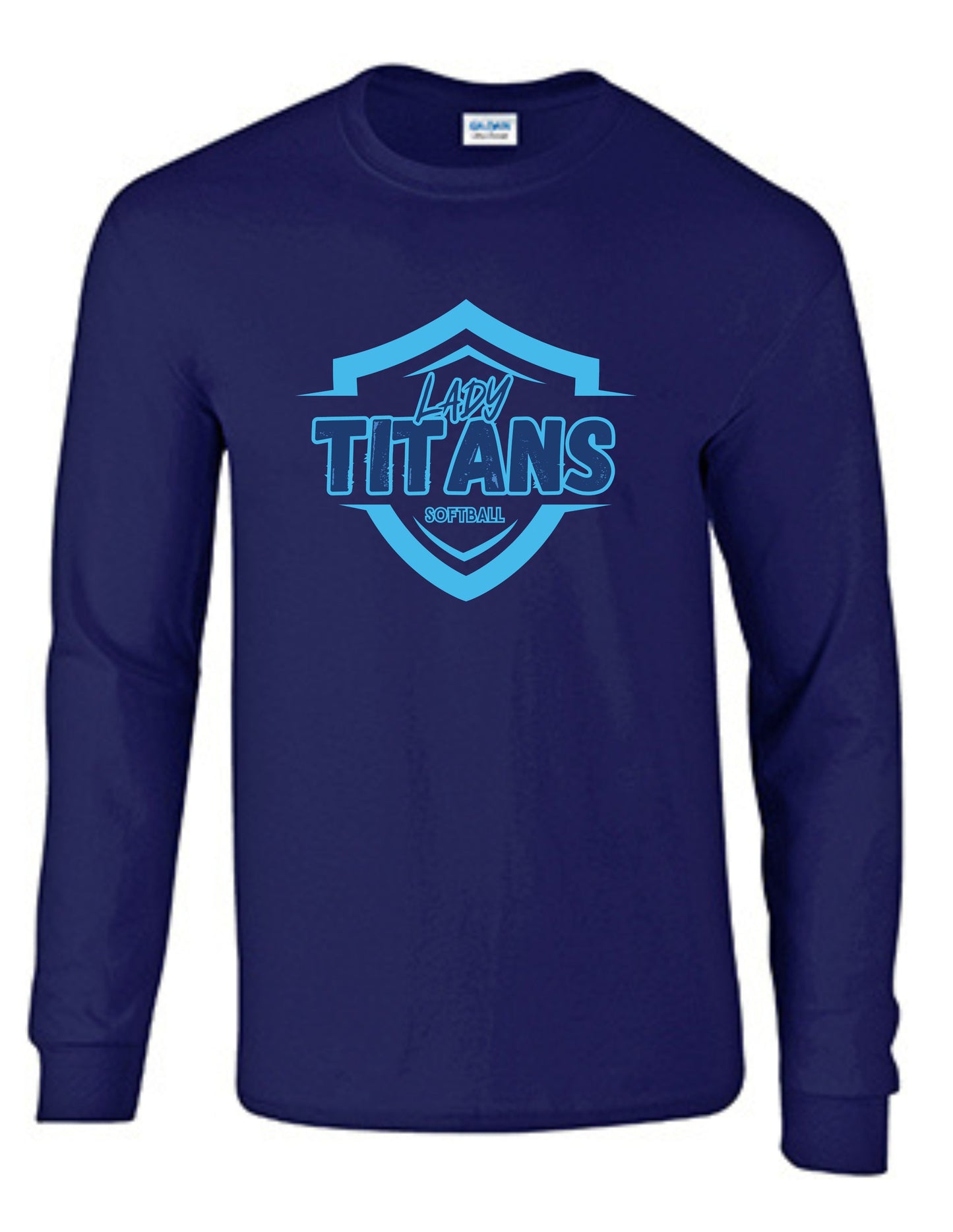 Long Sleeve Cotton Shirt - Navy