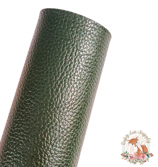 Dark Olive Green Pebbled 9x12 sheet