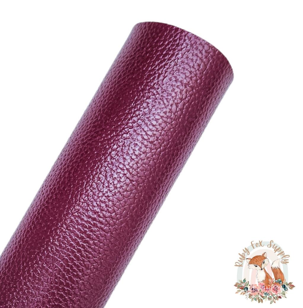 Plum Pebbled 9x12 faux leather sheet – Rubyfoxsupply