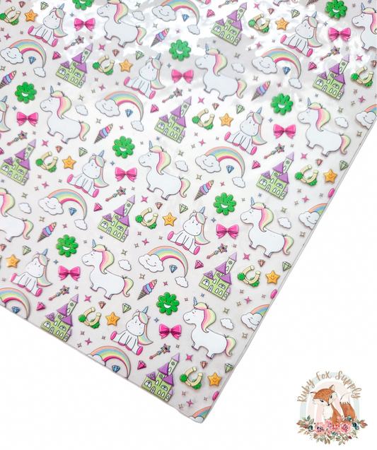 Unicorn Princess Printed Jelly sheet