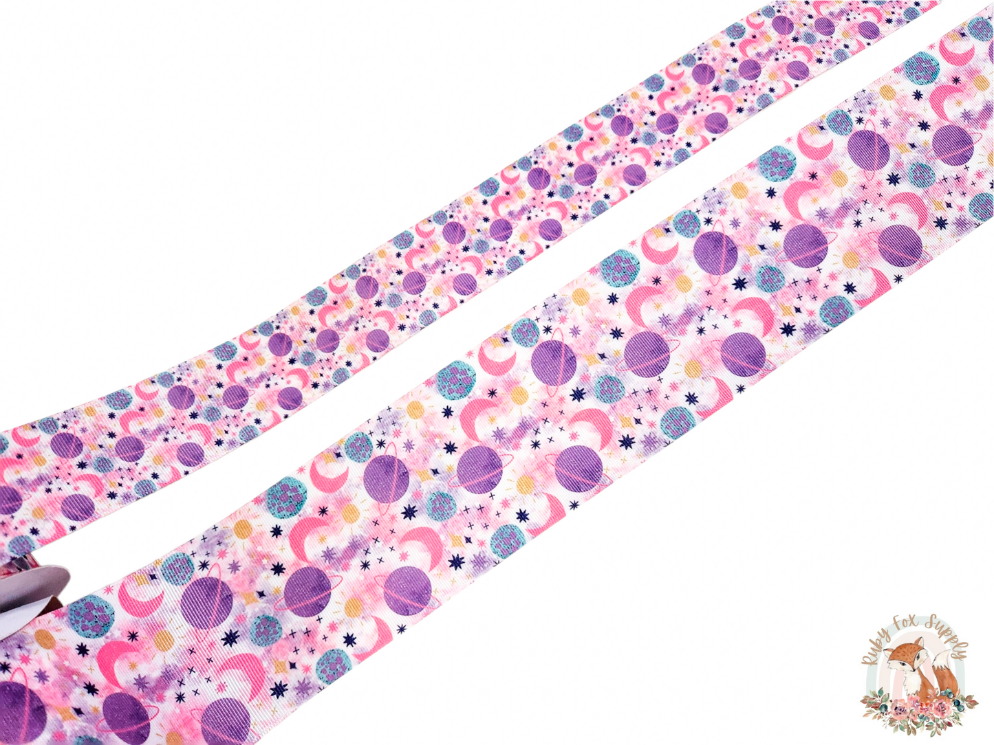Girly Space 3"/1.5" Ribbon