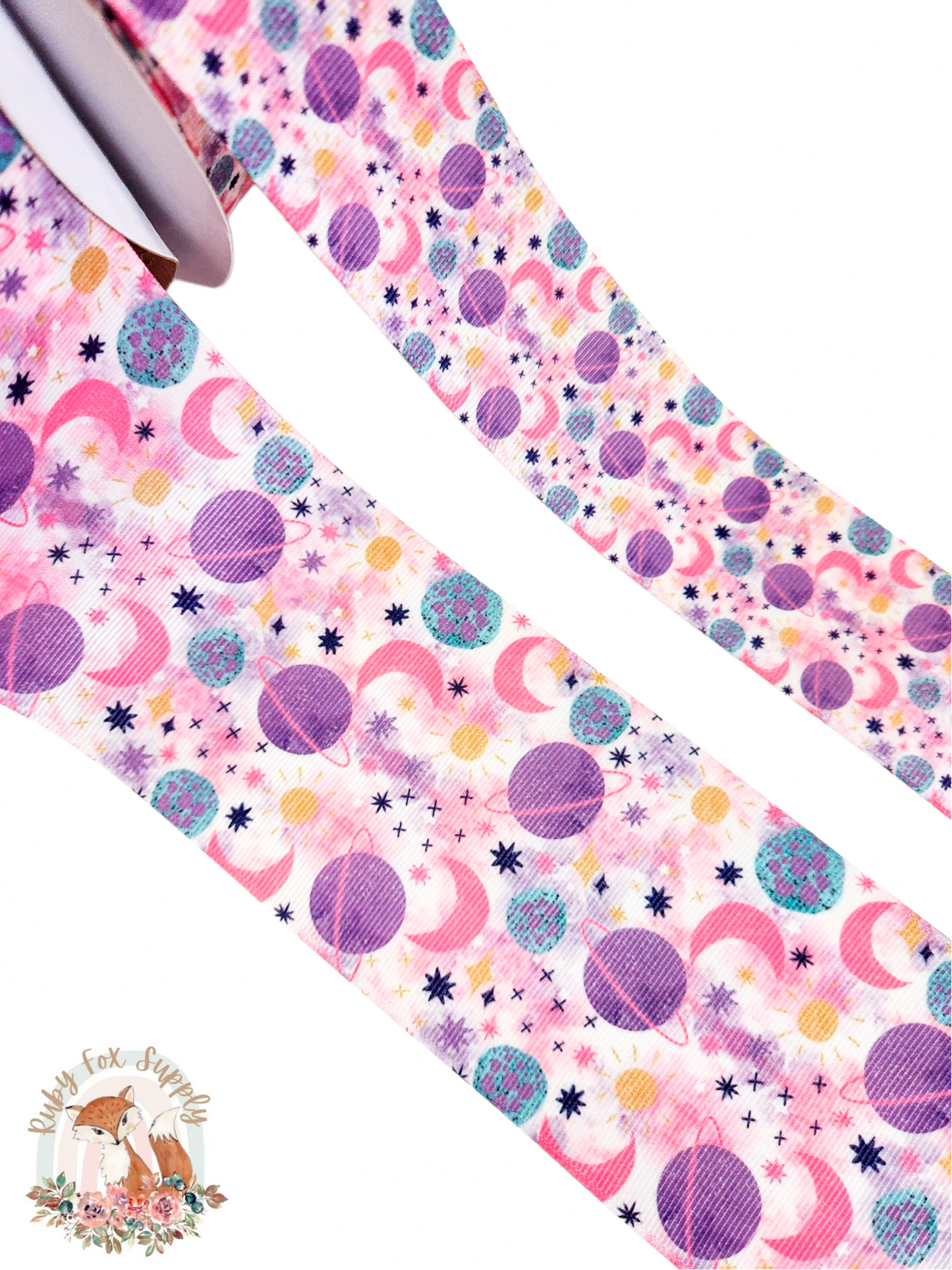 Girly Space 3"/1.5" Ribbon